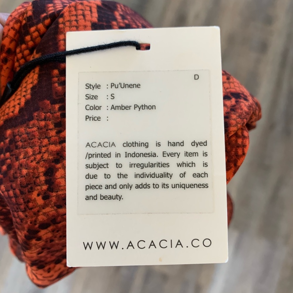 Acacia Silk Python Puunene Dress - image 2